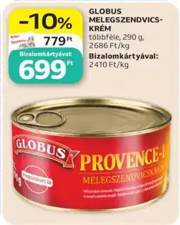 Auchan GLOBUS MELEGSZENDVICS-KRÉM ajánlat