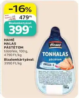Auchan Hamé halas pástétom ajánlat