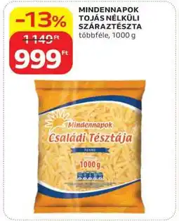 Auchan Mindennapok Tojás Nélküli Száraztészta ajánlat