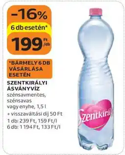 Auchan SZENTKIRÁLYI Ásványvíz ajánlat