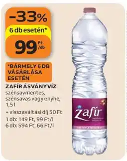 Auchan Zafír Ásványvíz ajánlat