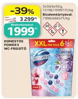 Auchan DOMESTOS POWER 5 WC-FRISSÍTŐ ajánlat