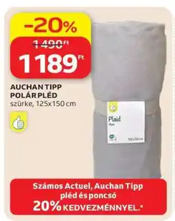 Auchan AUCHAN TIPP POLÁR PLÉD ajánlat