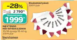 Auchan INEXTENSO NŐI 10 PÁRAS ZOKNI ajánlat