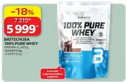 Auchan BIOTECHUSA 100% PURE WHEY ajánlat