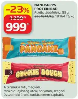 Auchan NANOSUPPS PROTEIN BAR ajánlat