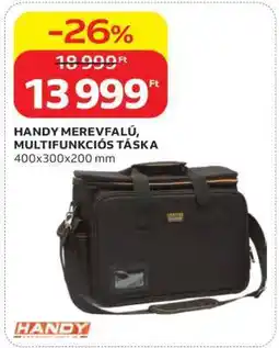 Auchan HANDY MEREVFALÚ, MULTIFUNKCIÓS TÁSKA ajánlat
