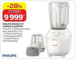 Auchan PHILIPS HR2041/17 TURMIX & APRÍTÓ ajánlat