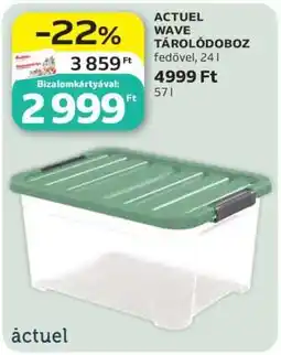 Auchan ACTUEL WAVE TÁROLÓDOBOZ ajánlat