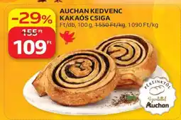 Auchan Auchan Kedvenc Kakaós Csiga ajánlat