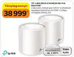 Auchan TP-LINK DECO X10 MESH WI-FI 6 ROUTER ajánlat