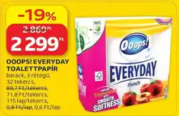 Auchan Ooops! Everyday Toalettpapír ajánlat