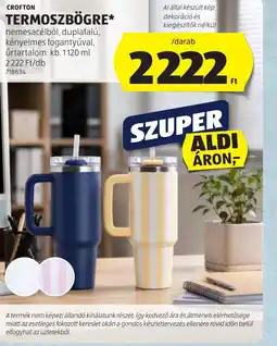 ALDI Crofton termoszbögre ajánlat