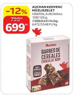 Auchan Auchan Kedvenc Müzliszelet ajánlat