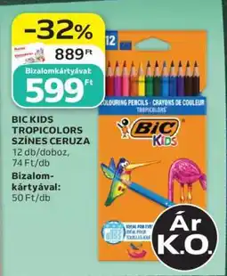 Auchan BIC Kids Tropicolors Színes Ceruza ajánlat