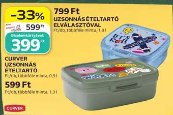 CURVER UZSONNÁS ÉTELTARTÓ