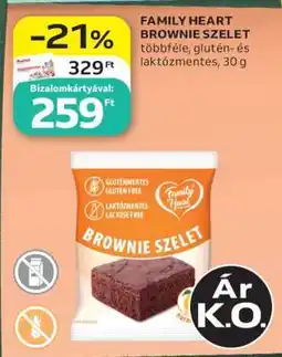 Auchan FAMILY HEART BROWNIE SZELET ajánlat
