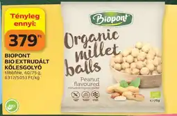 Auchan Biopont Bio Extrudált Kölesgolyó ajánlat