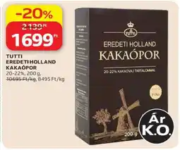 Auchan TUTTI EREDETI HOLLAND KAKAÓPOR ajánlat