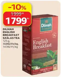Auchan DILMAH ENGLISH BREAKFAST SZÁLAS TEA ajánlat