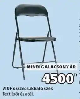 JYSK Viuf összecsukható szék ajánlat