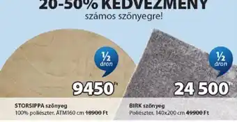 Storsippa szőnyeg
