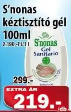 Vianni Drogéria S'nonas kéztisztító gél ajánlat