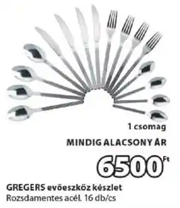JYSK Gregers evőeszköz készlet ajánlat