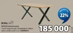 JYSK RoyalOak roslev étkezőasztal ajánlat