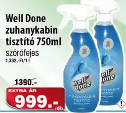 Vianni Drogéria Well Done zuhanykabin tisztító ajánlat