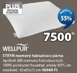 JYSK Wellpur stryn memory habszivacs párná ajánlat