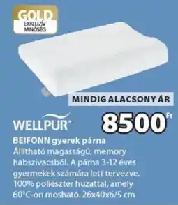 JYSK Wellpur beifonn gyerek párna ajánlat