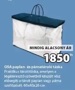 JYSK Osa paplan- és párnatároló táska ajánlat