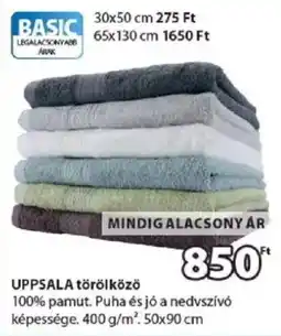 JYSK Uppsala törölköző ajánlat