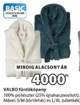 JYSK Valbo fürdőköpeny ajánlat