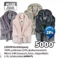 JYSK Lerum fürdőköpeny ajánlat