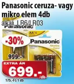 Vianni Drogéria Panasonic ceruza- vagy mikro elem ajánlat