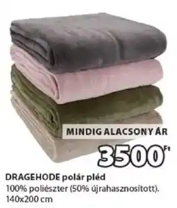 JYSK Dragehode polár pléd ajánlat
