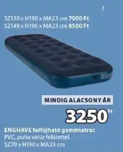 JYSK Enghave felfújható gumimatrac ajánlat