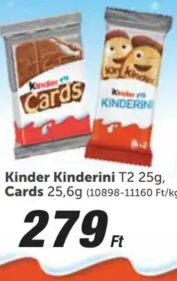 PRIVÁT kinder kinderini T5 Cards ajánlat