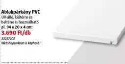 Bauhaus Ablakpárkány PVC ajánlat