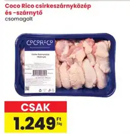 Spar Coco Rico csirkeszárnyközép és -szárnytó ajánlat