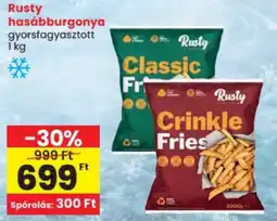 Spar Rusty hasábburgonya ajánlat