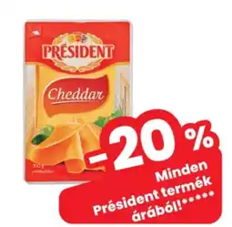 Spar President cheddar ajánlat