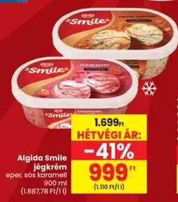 Spar Algida smile jégkrém ajánlat