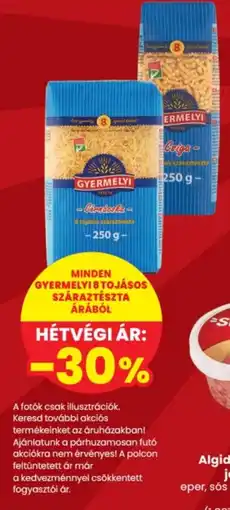 Spar Gyermelyi száraztészta ajánlat