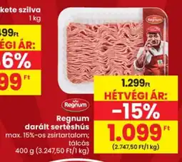 Spar Regnum darált sertéshús ajánlat