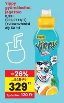 Interspar Yippy gyümölcsital ajánlat