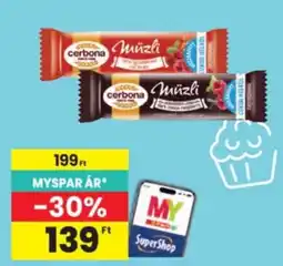 Interspar Müzli ajánlat