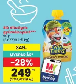 Spar Sió vitatigris gyümölcspré ajánlat